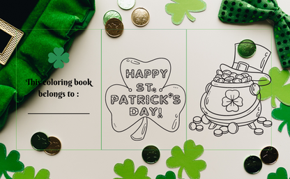 St Patrick's Day Fun Coloring Book for Kids